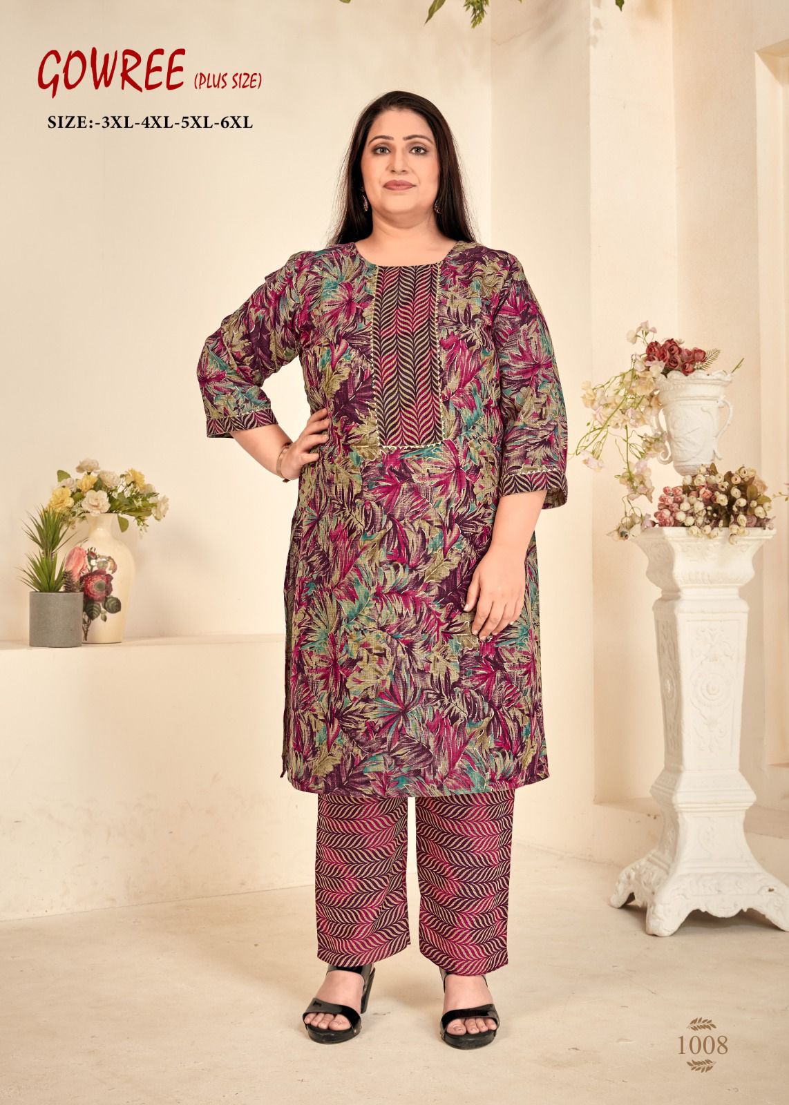 Gowree Plus Size By Sangeet Rayon Capsule Printed Kurti With Bottom Dupatta Wholesale Market In Surat